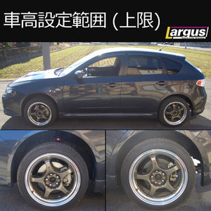 LARGUS SPEC S COILOVER KIT FOR SUBARU IMPREZA GH3 4WD 01011202005-QQ-1