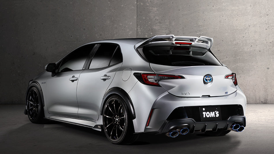 TOMS OVERFENDER FRONT REAR SET ABS PLATINUM WHITE PEARL MICA 089 FOR TOYOTA COROLLA SPORT ZWE211 NRE22 53800-TZE21-W2