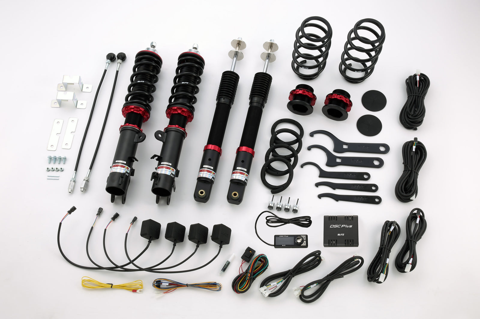 BLITZ ZZ-R DSC PLUS COILOVER SUSPENSION SET FOR HONDA N-BOX+CUSTOM JF2 S07A (TURBO NA) 98630