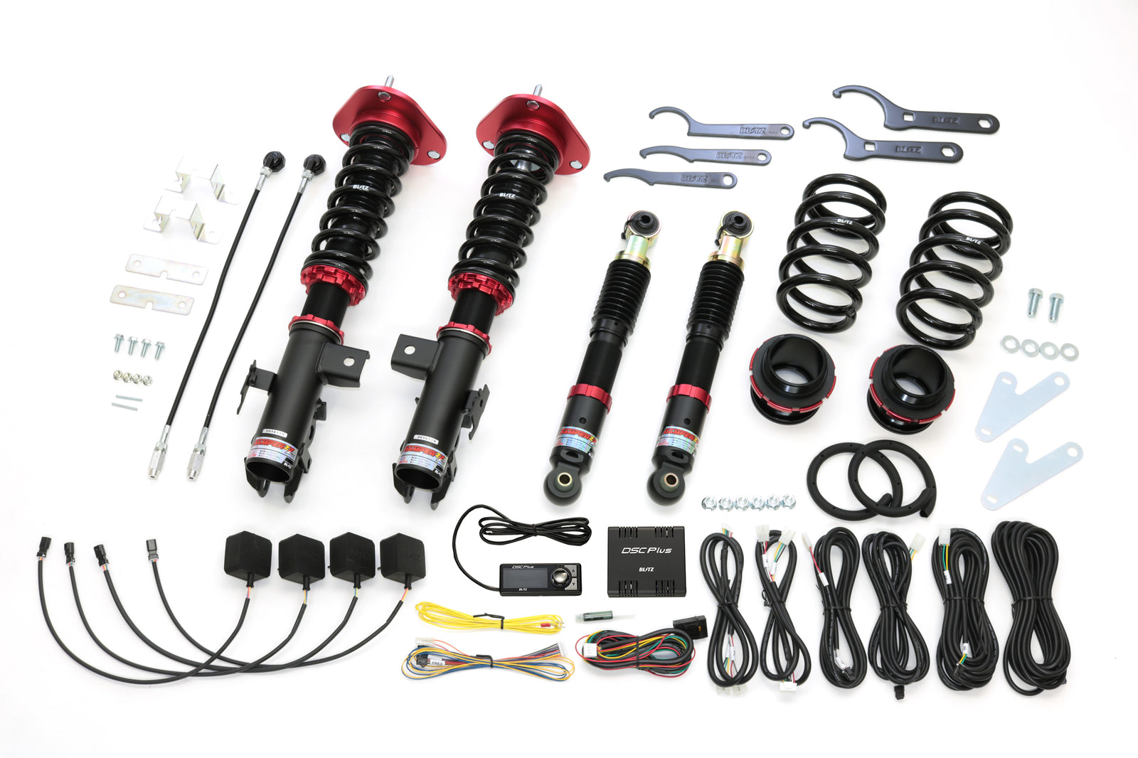 BLITZ ZZ-R DSC PLUS COILOVER SUSPENSION SET FOR TOYOTA HARRIER ZSU65W 3ZR-FAE 98351