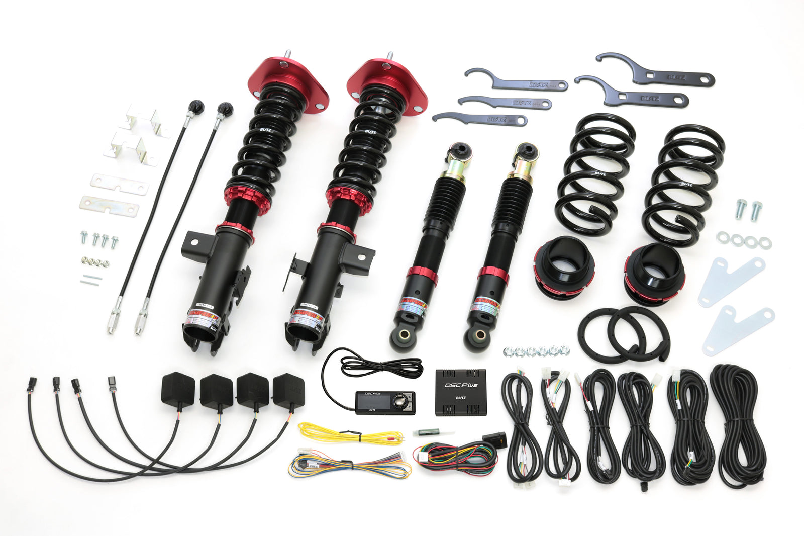 BLITZ ZZ-R DSC PLUS COILOVER SUSPENSION SET FOR TOYOTA HARRIER HYBRID AVU65W 2AR-2JM-2FM 98352