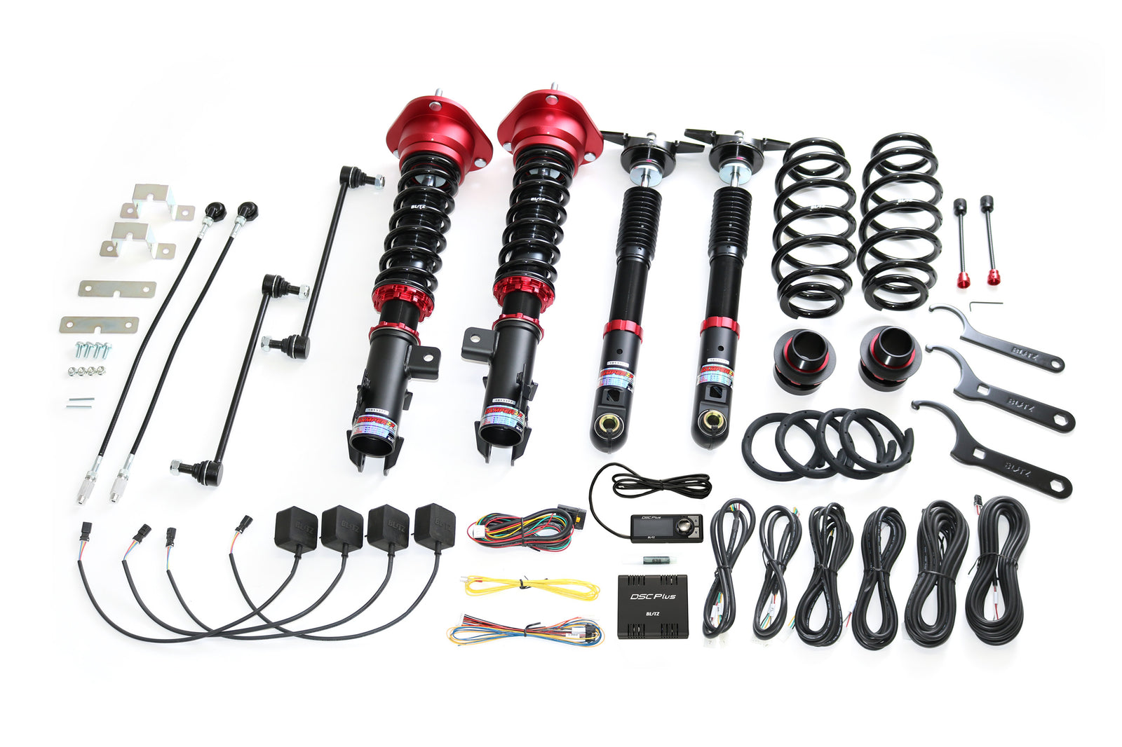 BLITZ ZZ-R DSC PLUS COILOVER SUSPENSION SET FOR TOYOTA PRIUS PHV ZVW52 2ZR-1NM-1SM 98368