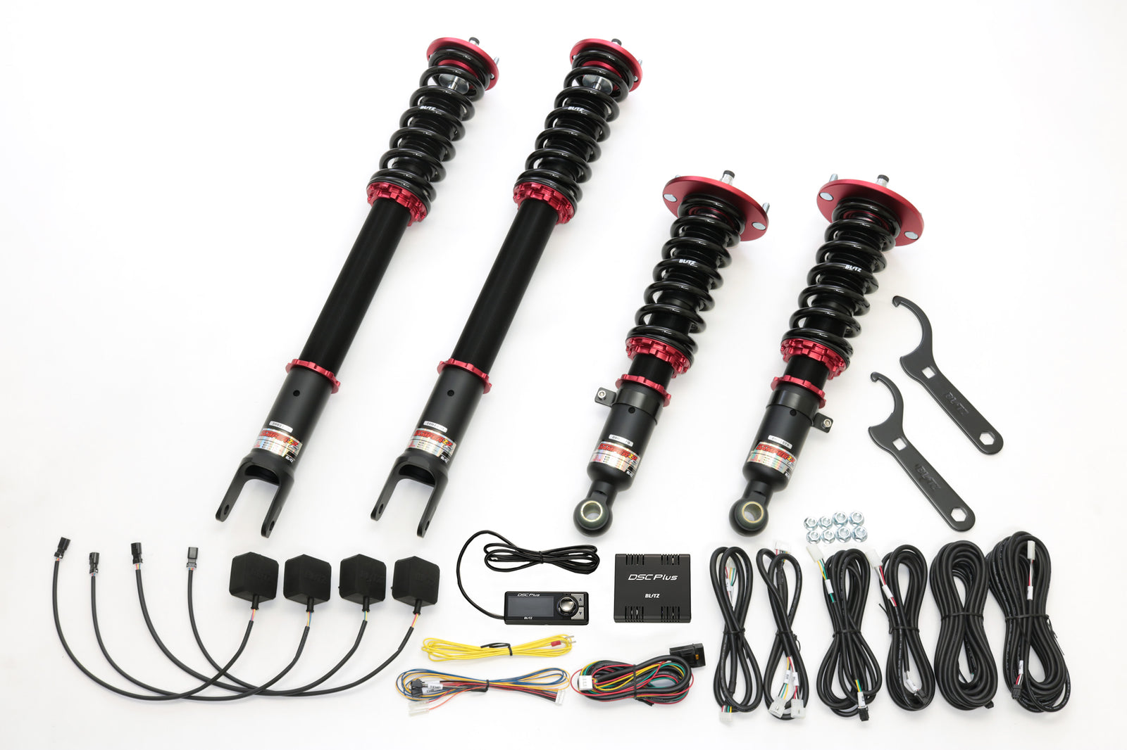 BLITZ ZZ-R DSC PLUS COILOVER SUSPENSION SET FOR NISSAN STAGEA WGNC34 MODIFIED RB26DETT 98393