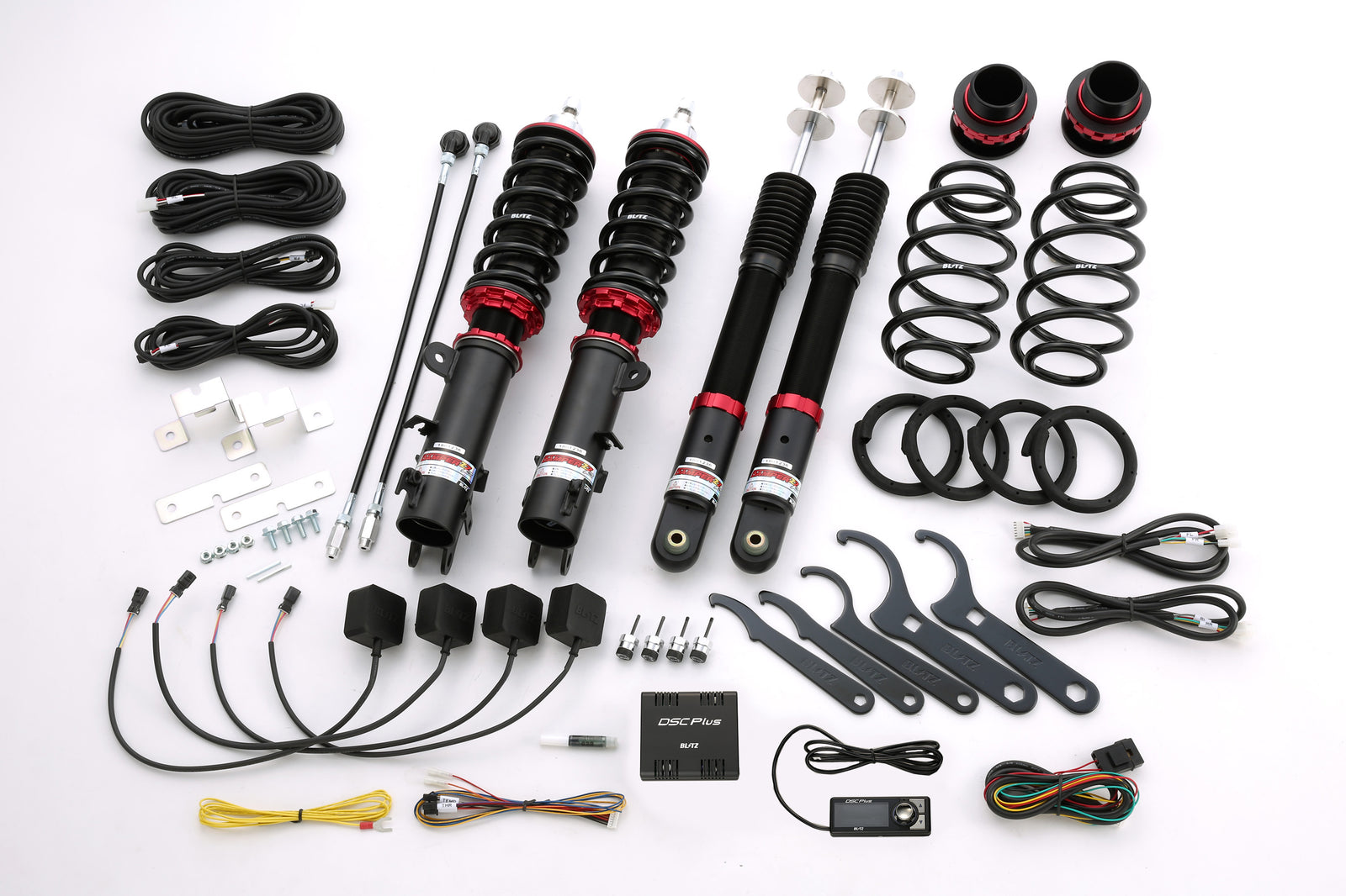 BLITZ ZZ-R DSC PLUS COILOVER SUSPENSION SET FOR HONDA N-BOX+ JF1 S07A (TURBO NA) 98629