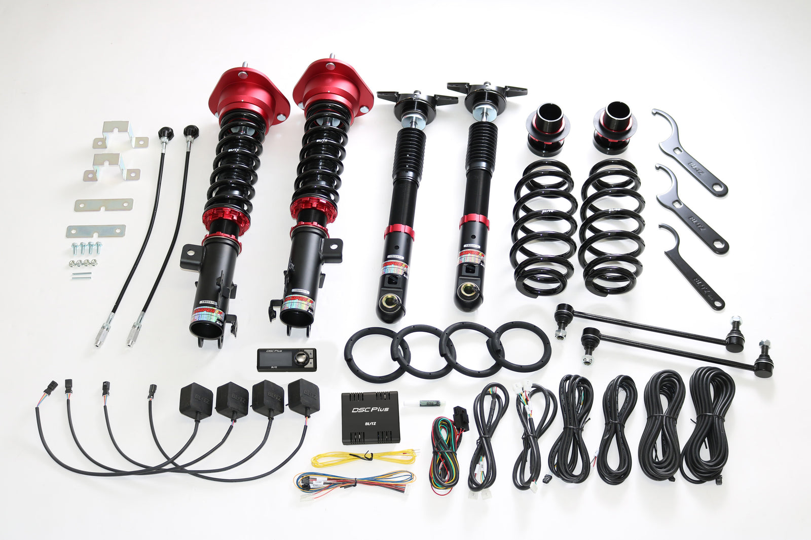 BLITZ ZZ-R DSC PLUS COILOVER SUSPENSION SET FOR TOYOTA COROLLA SPORT NRE210H 8NR-FTS 98512