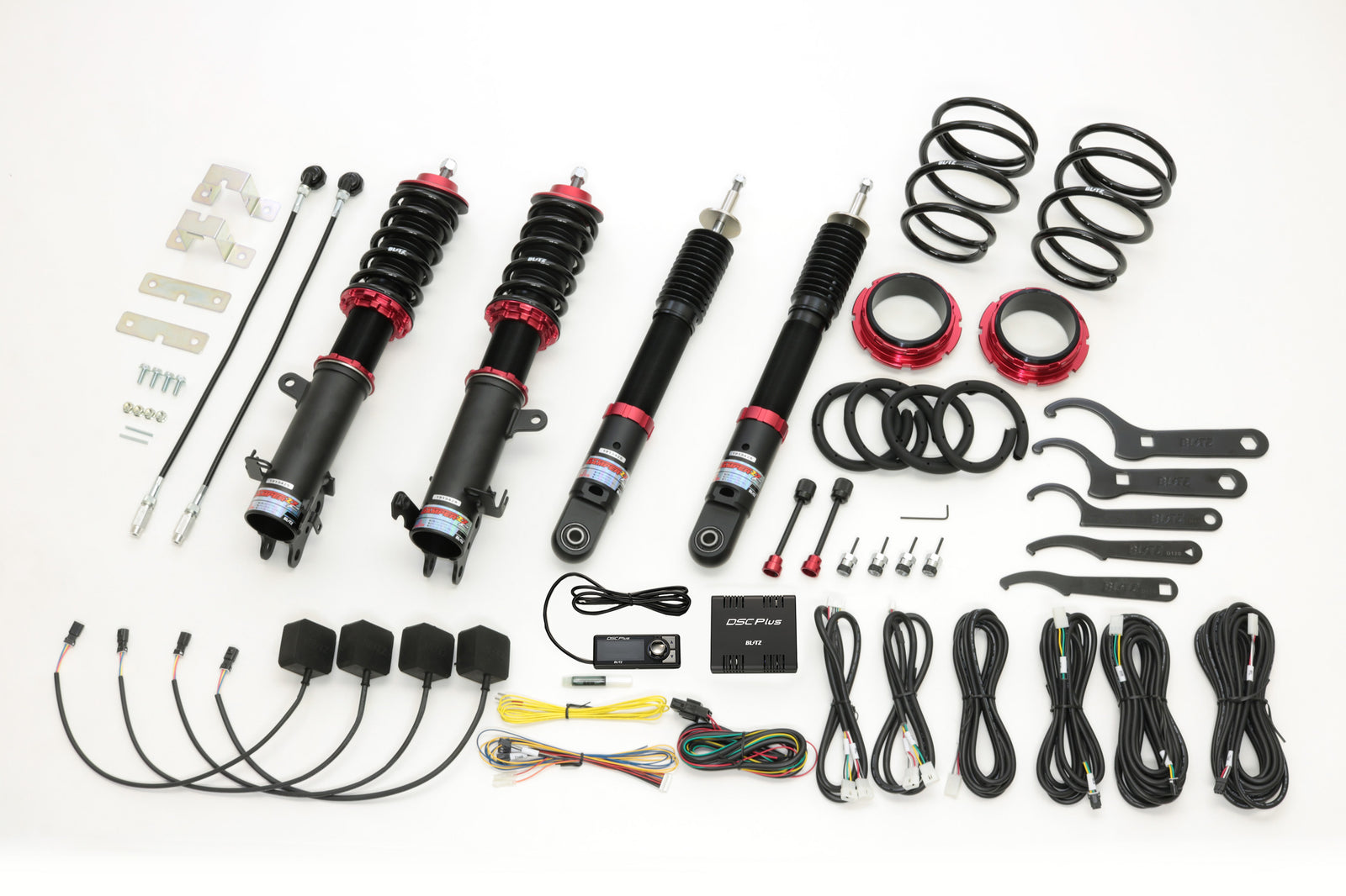 BLITZ ZZ-R DSC PLUS COILOVER SUSPENSION SET FOR MAZDA FLAIR WAGON MM53S R06A(NA) 98529