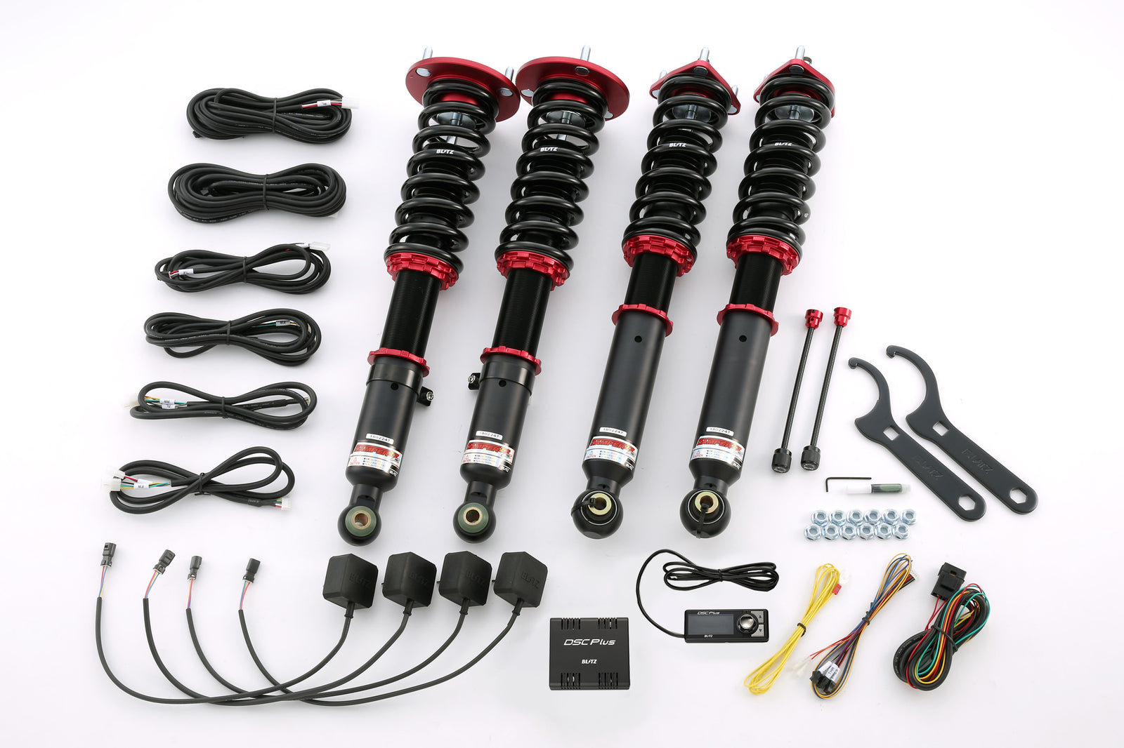 BLITZ ZZ-R DSC PLUS COILOVER SUSPENSION SET FOR TOYOTA MARK X GRX130 GRX133 4GR-FSE 2GR-FSE 98785
