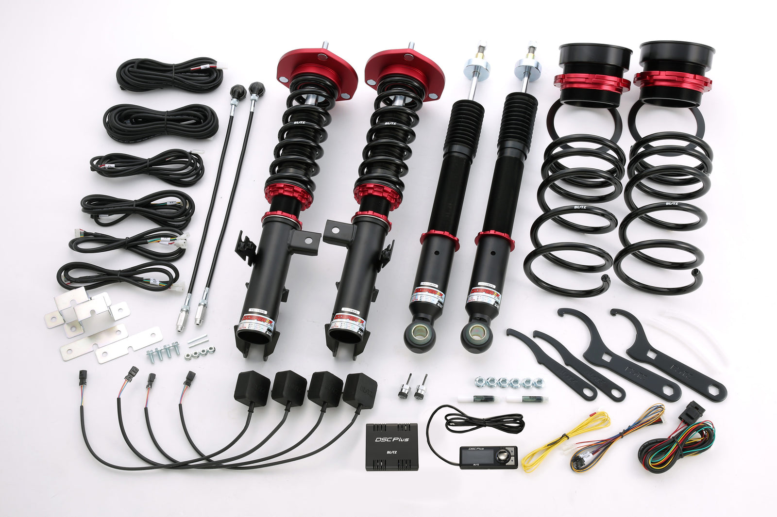 BLITZ ZZ-R DSC PLUS COILOVER SUSPENSION SET FOR TOYOTA VOXY G'S ZRR70W 3ZR-FAE 98794