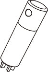 KYO-EI KICS BG7 RESIN CAP ADAPTER 1PC A134