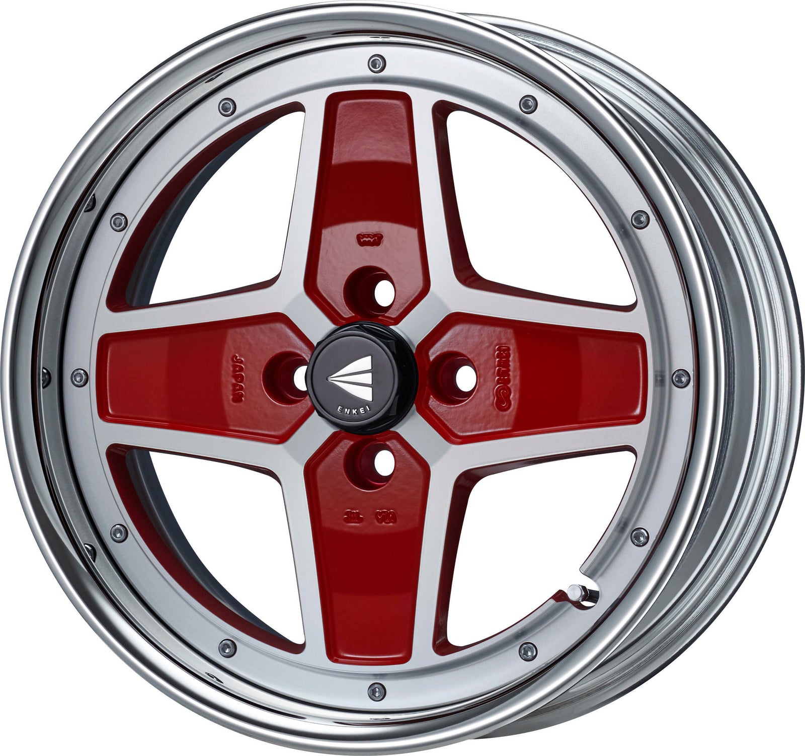 ENKEI ENKEI NEO CLASSIC APACHE2 NEO LO DISK 16X5J 100X4 45 MACHINING RED ENKEI-01330