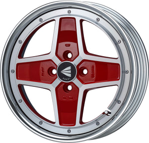 ENKEI ENKEI NEO CLASSIC APACHE2 NEO LO DISK 17X5.5J 100X4 45~40 MACHINING RED ENKEI-01348
