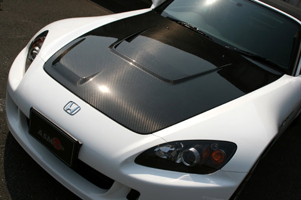 AUTOBACS ASM YOKOHAMA ASM I.S.DESIGN AERO BONNET CFRP CARBON UNPAINTED FOR HONDA AP1-100 AP1-110 AP1-120 AP1-130 AP1-200 AP2-100 AP2-110 ASM-AP100014