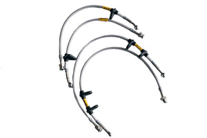 AUTOBACS ASM YOKOHAMA ASM STAINLESS MESH BRAKE HOSE AP2 FOR HONDA S2000 AP2 100 110 ASM-AP100235