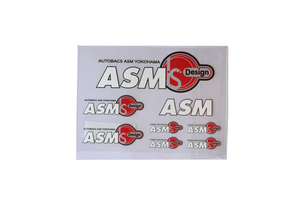 AUTOBACS ASM YOKOHAMA ASM STICKER SET ASM-G-0014