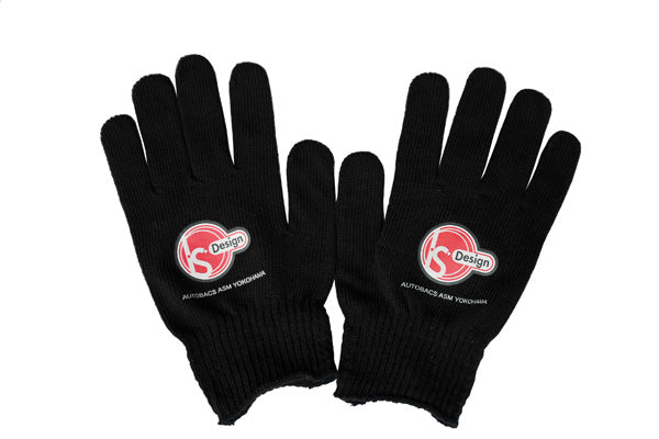 AUTOBACS ASM YOKOHAMA ASM WORK GLOVES BLACK ASM-G-0043