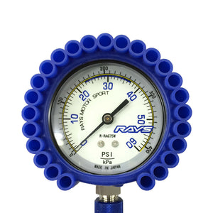 RAYS RAYS RACING AIR GAUGE 75 BLUE PSI FOR  74090000014BL