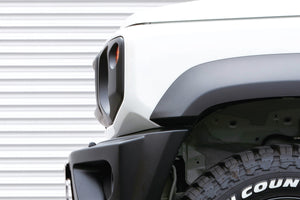 JAOS FRONT GRILLE PAINTED MATTE BLACK FOR SUZUKI JIMNY NOMADE JC74 B061513MB
