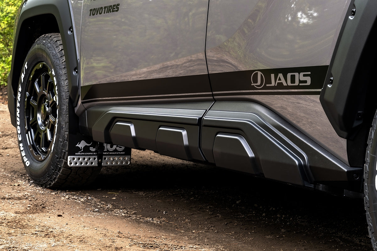 JAOS SIDE PROTECTOR PAINTED MATTE BLACK FOR TOYOTA RAV4 60 ADVENTURE / Z (HEV) B080127MB