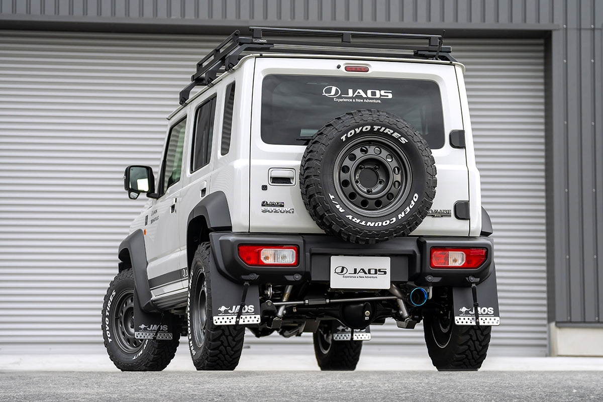 JAOS MUDGUARD III REAR SET BLACK FOR SUZUKI JIMNY NOMADE JC74 (GENUINE BUMPER ONLY) B622518RZ