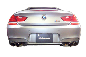 KREISSIEG EXHAUST MANIFOLD BACK F1 SOUND VALVETRONIC EXHAUST SYSTEM STAINLESS STEEL FLOATING CURL TAIL SANDBLASTED KSG LOGO MARK FOR BMW F12 CABRIOLET M6 BMF12-01-STAINLESS-F12