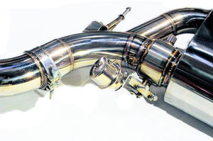 KREISSIEG EXHAUST MANIFOLD BACK F1 SOUND VALVETRONIC EXHAUST SYSTEM TITANIUM FLOATING CURL TAIL SANDBLASTED KSG LOGO MARK FOR BMW F13 COUPE M6 BMF12-01-TITANIUM-F13