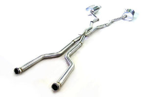 KREISSIEG FIRST CAT-BACK F1 SOUND VALVETRONIC EXHAUST SYSTEM STAINLESS STEEL BILLET FLOATING CURL TAIL SANDBLASTED KSG LOGO MARK FOR BMW E63 COUPE M6 BME63-01-STAINLESSBILLET-E63