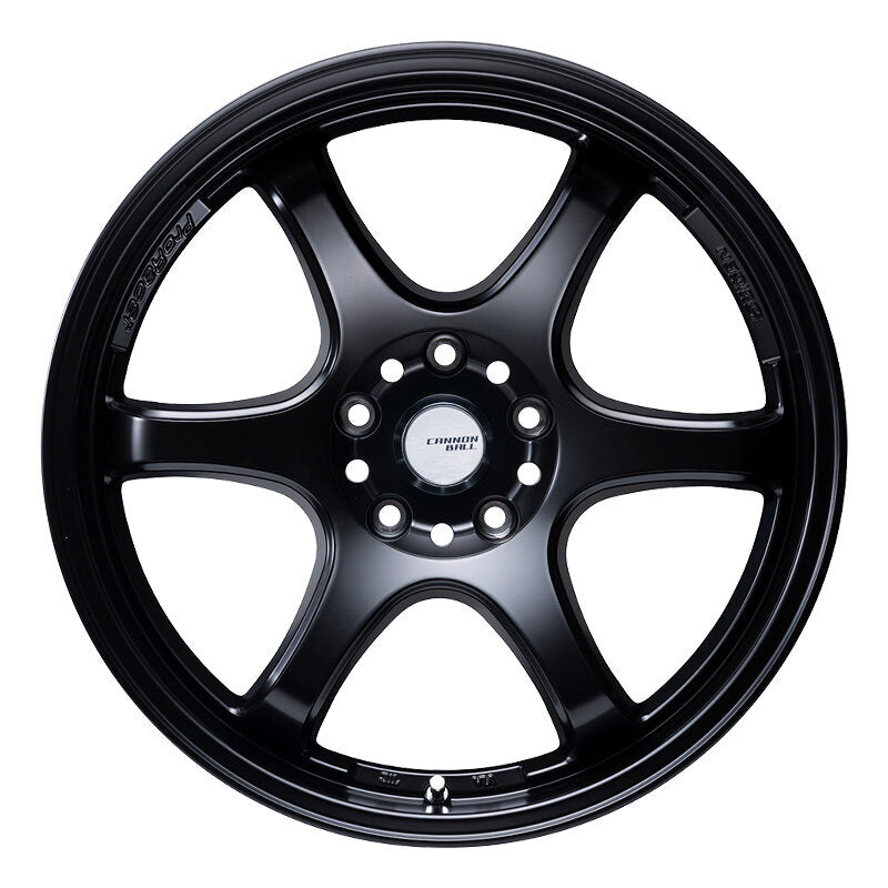 5ZIGEN CANNON BALL 18X8.5 +45 5-100 SEMI GLOSS BLACK CAB8854550SB