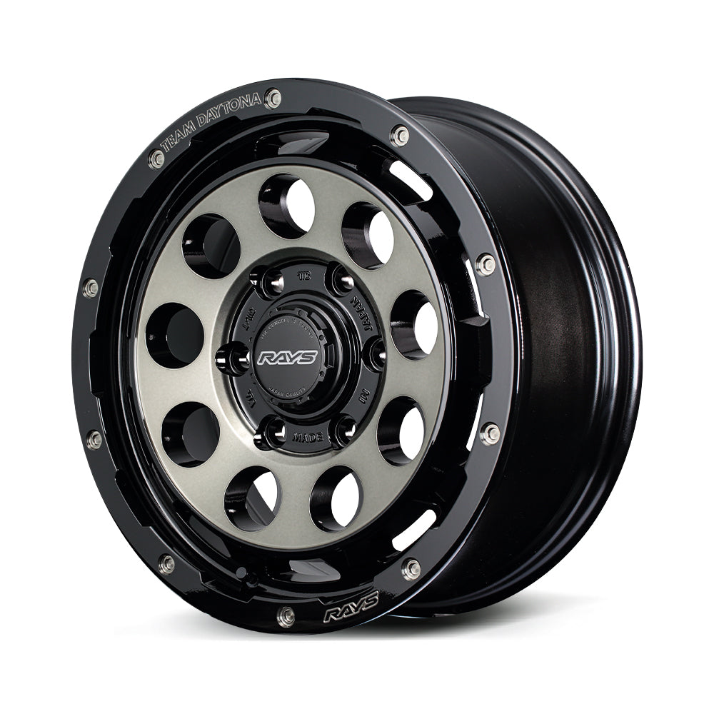 RAYS TEAM DAYTONA D9 17X8.5J +-20 6X139.7 BLACK/DISC CLEAR SMOKE (BEL) FOR  38257858014BEL