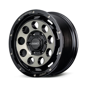 RAYS TEAM DAYTONA D9 17X8.5J +-10 6X139.7 BLACK/DISC CLEAR SMOKE (BEL) FOR  38257857014BEL