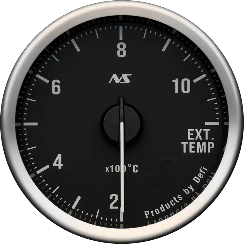 DEFI DEFI-LINK METER ADVANCERS RS II BLACK 80S GREEN EXHAUST TEMPERATURE (200°C to 1100°C) GAUGE Φ60 DF21801
