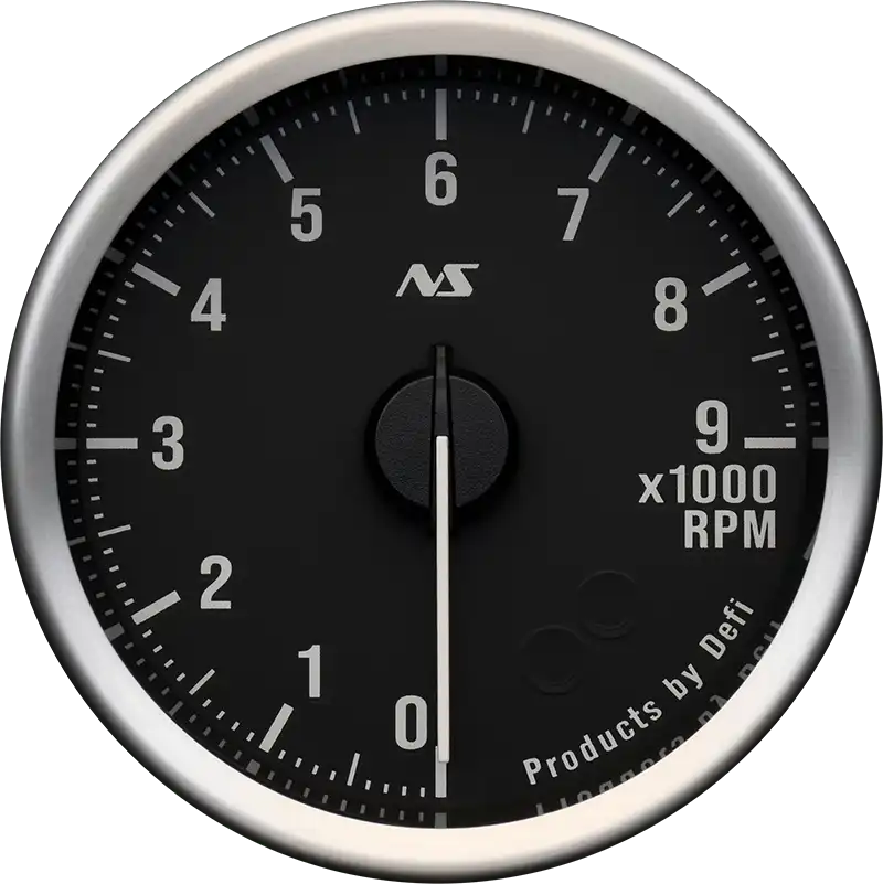 DEFI DEFI-LINK METER ADVANCERS RS II BLACK 80S GREEN TACHOMETER (0RPM-9000RPM) GAUGE Φ60 DF21901