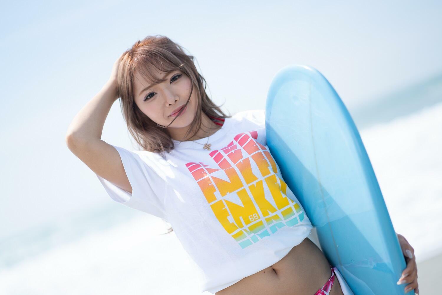 ENKEI SUNSET GRADATION TEE L WHITE T-SHIRT ENKEI-01710
