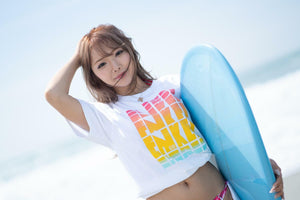 ENKEI SUNSET GRADATION TEE L WHITE T-SHIRT ENKEI-01710
