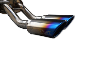 EXART ONE MUFFLER TITANIUM OVAL TAIL (110MM X 70MM) EXHAUST EXHAUST FOR NISSAN AURA NISMO 6AA-FE13 HR12DE EA02-NS102-T