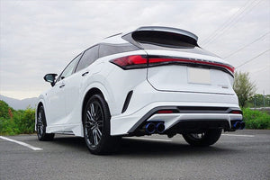 EXART ONE MUFFLER SPORTS SOUND CARBON FIBER ROUND Φ101 TAIL EXHAUST EXHAUST FOR LEXUS RX500H 5AA-TALH17 T24A-FTS EA02-LX111-RC-TRD-REAR-DIFFUSER