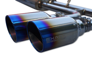EXART ONE MUFFLER GRAPHITE METALLIC ROUND TAILPIPE EXHAUST EXHAUST FOR MAZDA CX-60 3DA-KH3P 3CA-KH3R3P T3-VPTS T3-VPTH EA02-MZ103-G