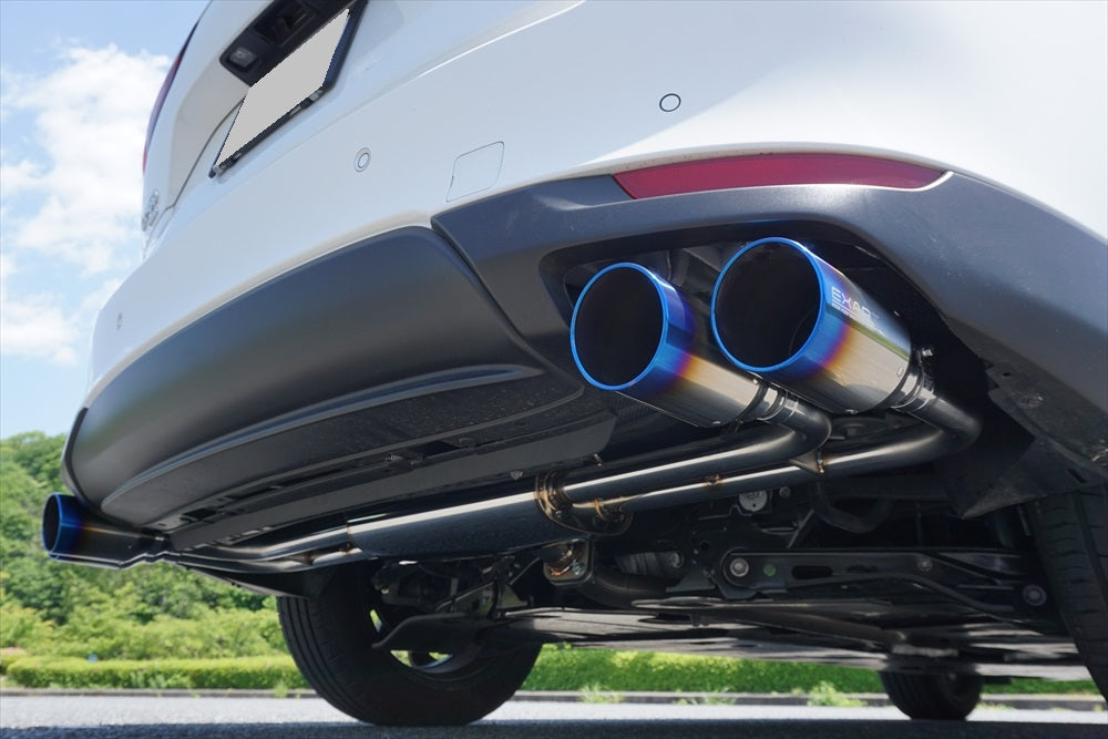 EXART ONE MUFFLER GRAPHITE METALLIC ROUND TAILPIPE EXHAUST EXHAUST FOR MAZDA CX-60 3DA-KH3P 3CA-KH3R3P T3-VPTS T3-VPTH EA02-MZ103-G