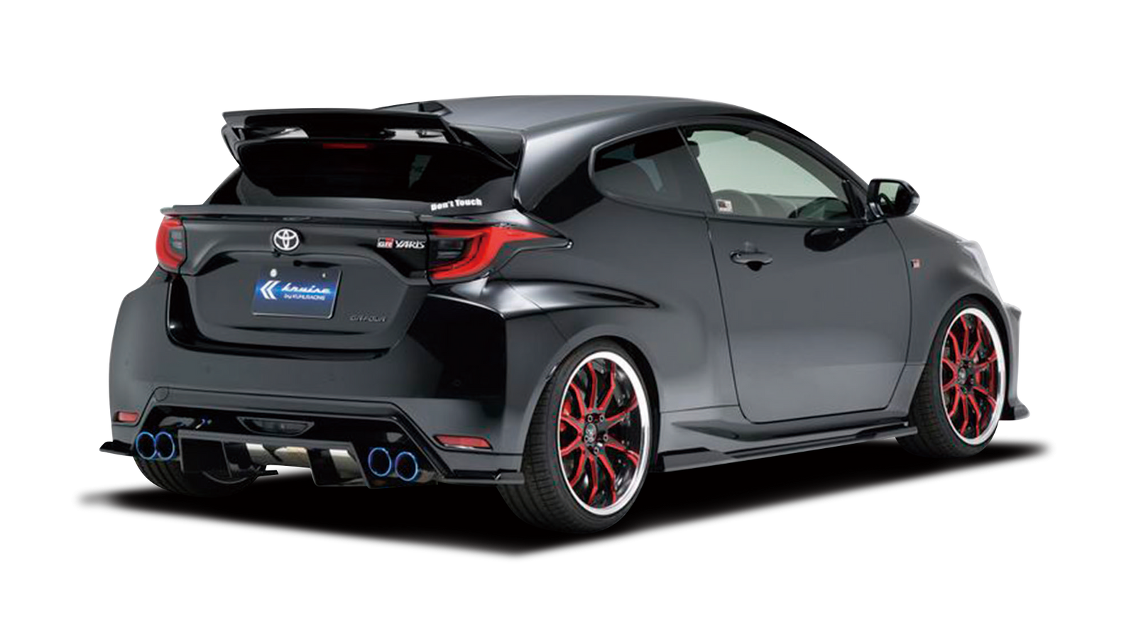 KUHL RACING KRUISE KR-GRYRR REAR GATE WING ONE TONE PAINTED FOR TOYOTA GR YARIS GXPA16 KUHL-00023