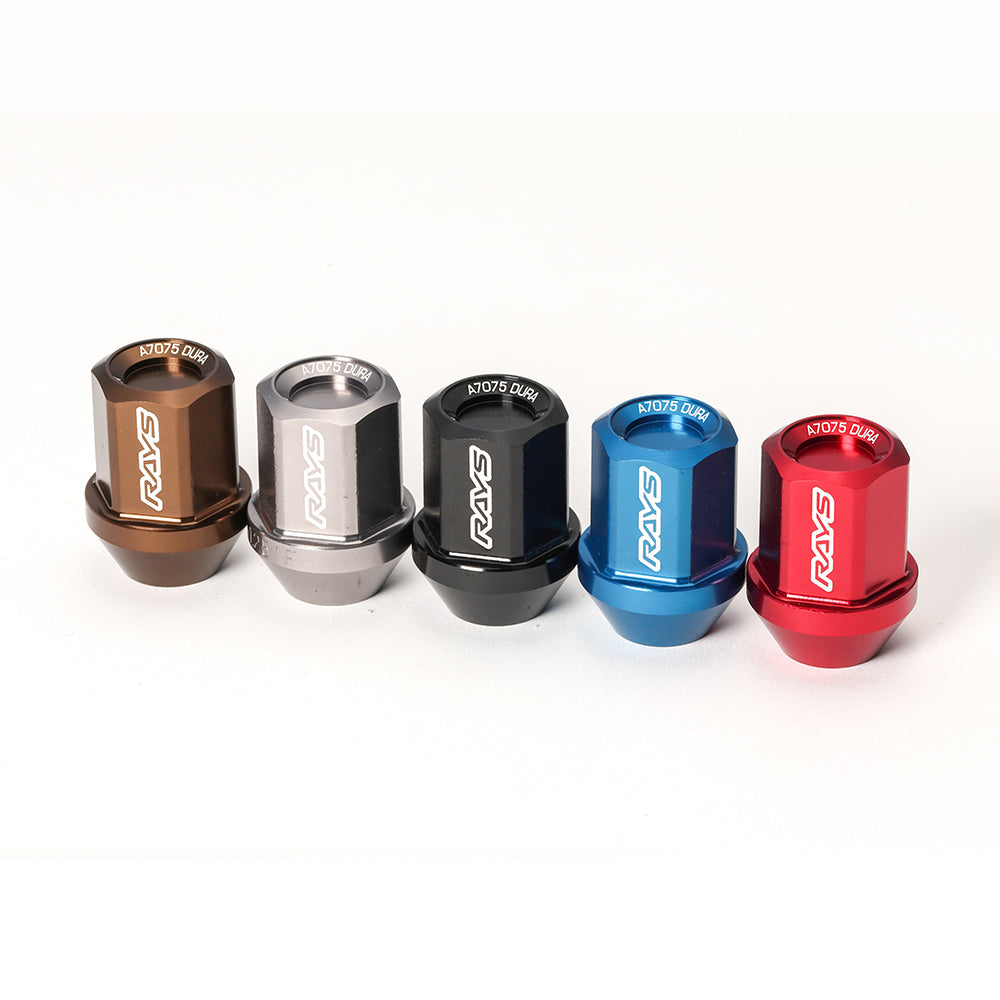 RAYS DURA-LOCK&NUT L32 5H 20PC M12X1.25 RD (RED) 74020001108RD