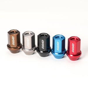 RAYS DURA-NUT 4PC L37 6H M12X1.25 BL GUNMETALLIC 740200001232BL
