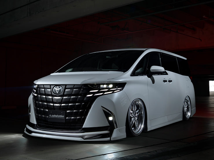 ADMIRATION DEPORTE FRONT HALF SPOILER PAINTED (SINGLE COLOR) FOR TOYOTA ALPHARD 40 ADMIRATION-00003
