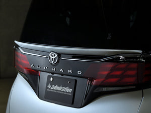 ADMIRATION DEPORTE REAR GATE WING FRP PAINTED (SINGLE COLOR) FOR TOYOTA ALPHARD 40 45 ADMIRATION-00029