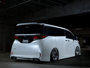 ADMIRATION DEPORTE REAR HALF SPOILER FOR MUFFLERLESS VEHICLES UNPAINTED FOR TOYOTA ALPHARD 40 45 ADMIRATION-00012