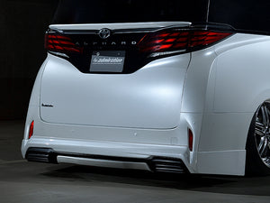 ADMIRATION DEPORTE REAR HALF SPOILER FOR MUFFLERLESS VEHICLES UNPAINTED FOR TOYOTA ALPHARD 40 45 ADMIRATION-00012