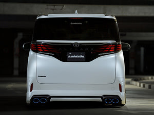 ADMIRATION DEPORTE REAR HALF SPOILER FOR DUAL EXHAUST (LEFT & RIGHT) PAINTED (SINGLE COLOR) FOR TOYOTA ALPHARD 40 45 ADMIRATION-00010