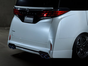 ADMIRATION DEPORTE REAR HALF SPOILER FOR DUAL EXHAUST (LEFT & RIGHT) PAINTED (TWO-TONE) FOR TOYOTA ALPHARD 40 45 ADMIRATION-00011