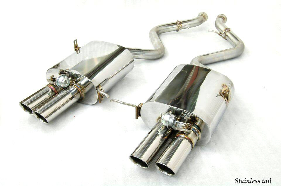 KREISSIEG CAT-BACK F1 SOUND VALVETRONIC EXHAUST SYSTEM TITANIUM FLOATING CURL TAIL SANDBLASTED KSG LOGO MARK FOR BMW E92 M3 BME92-04-TITANIUM