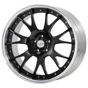 TWS EXLETE 107M EXE 22X10.0J SUPER HIGH(Z) 44 5X112 GLOSS BLACK (GB) FOR  TWS-14542