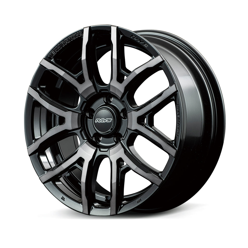 RAYS TEAM DAYTONA F6 DRIVE 18X7.5J +43 5X114.3 BLACK MACHINING (BNC) 38998754395BNC