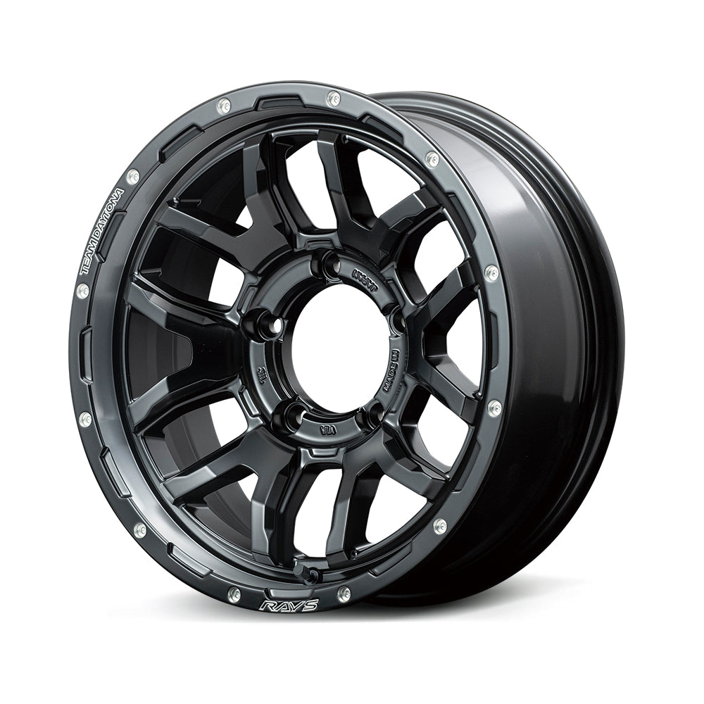 RAYS TEAM DAYTONA F6BOOST FOR JIMNY JIMNY SIERRA 16X5.5J +20 5X139.7 SEMI-GLOSS BLACK (N1) 38066552015N1